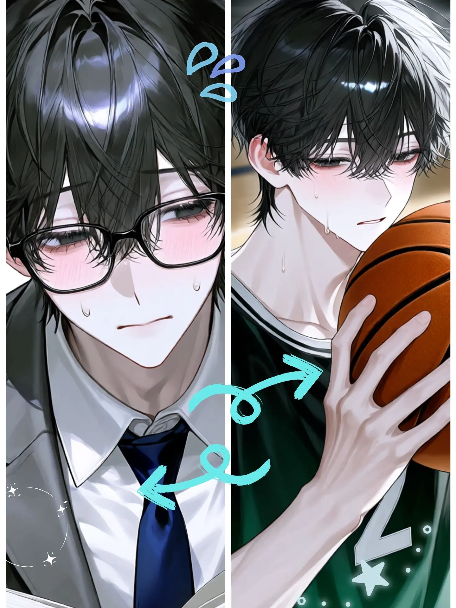 SourBeago0302의 Scouting the Tall Loner for the Basketball Club