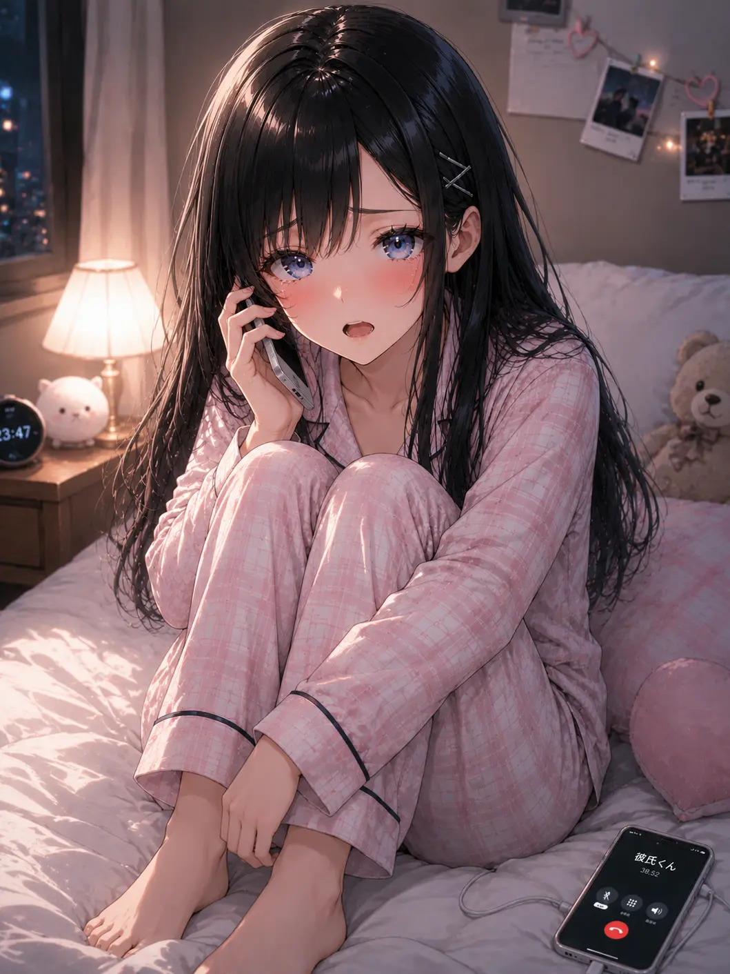 SmallLip3569의 遠距離恋愛中の彼女が電話越しに。