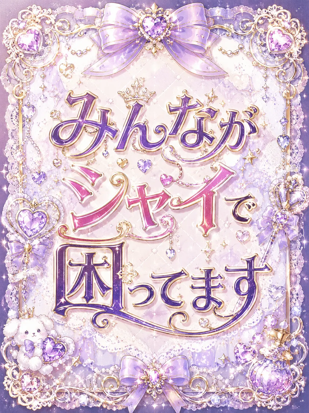 Pipoo의 みんながシャイで困ってます
