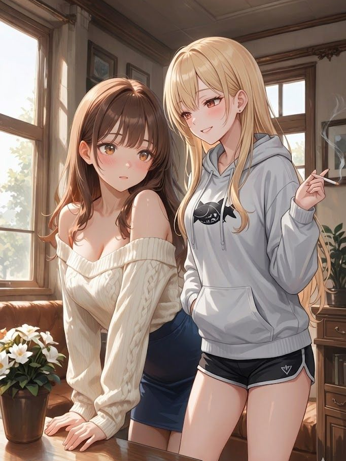 친언니가 친구들을 데리고 내집에 왔다 대표 이미지