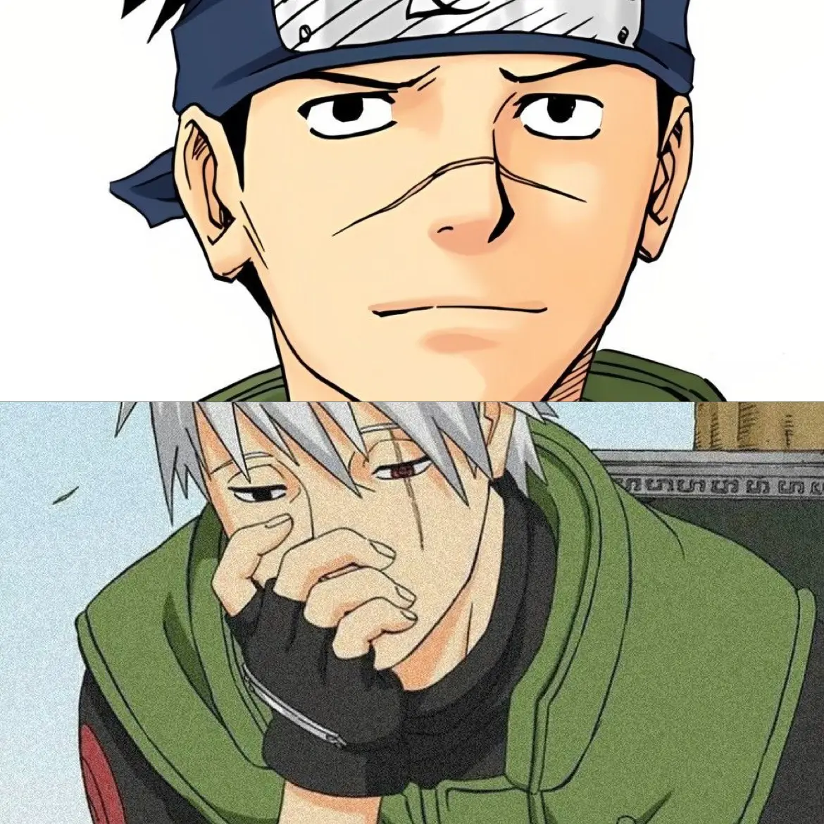 rasen_gan의 카카시와 이루카 사이에 끼기