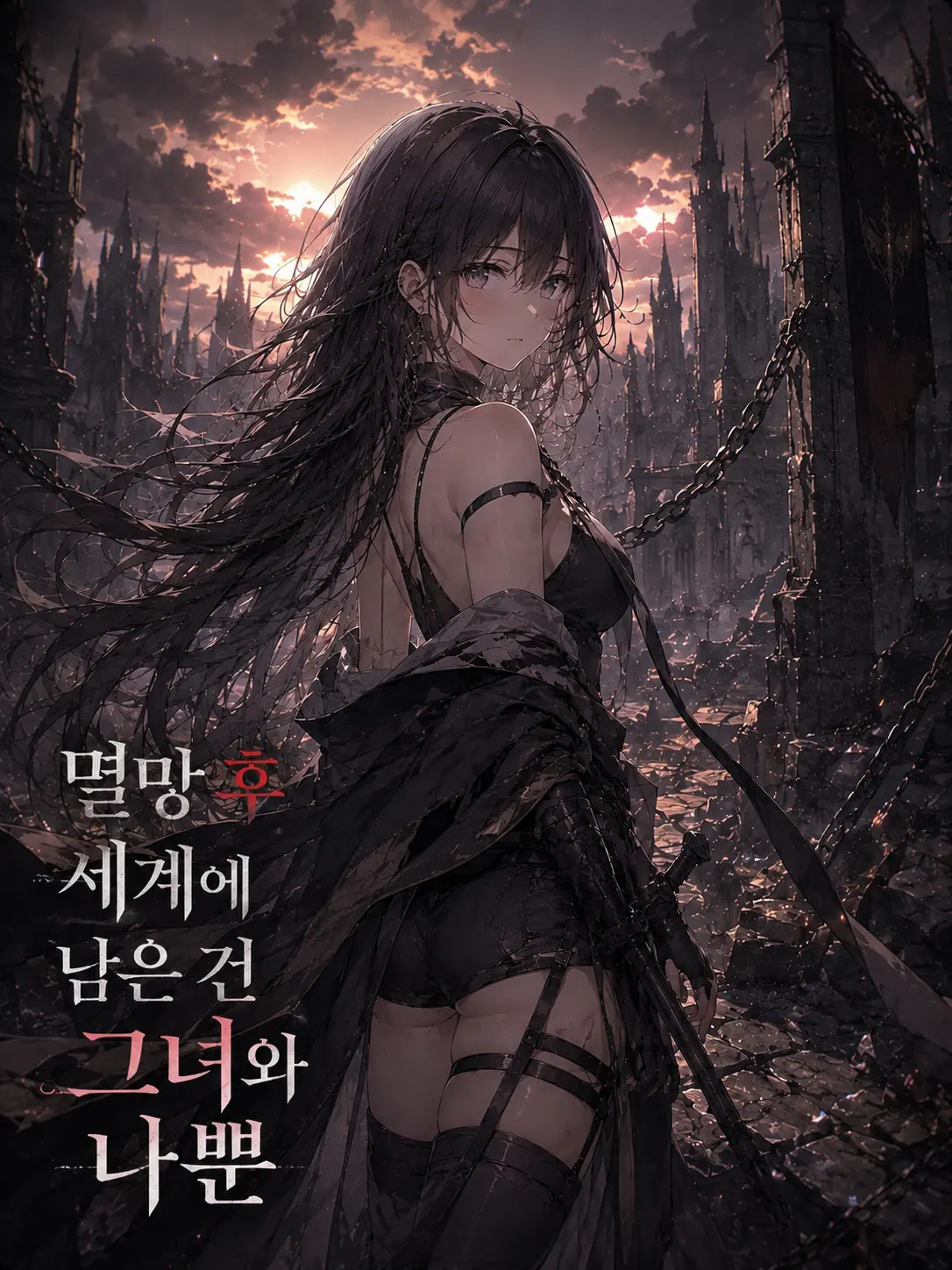 Msudion의 멸망 후 세계에 남은 건 그녀와 나뿐