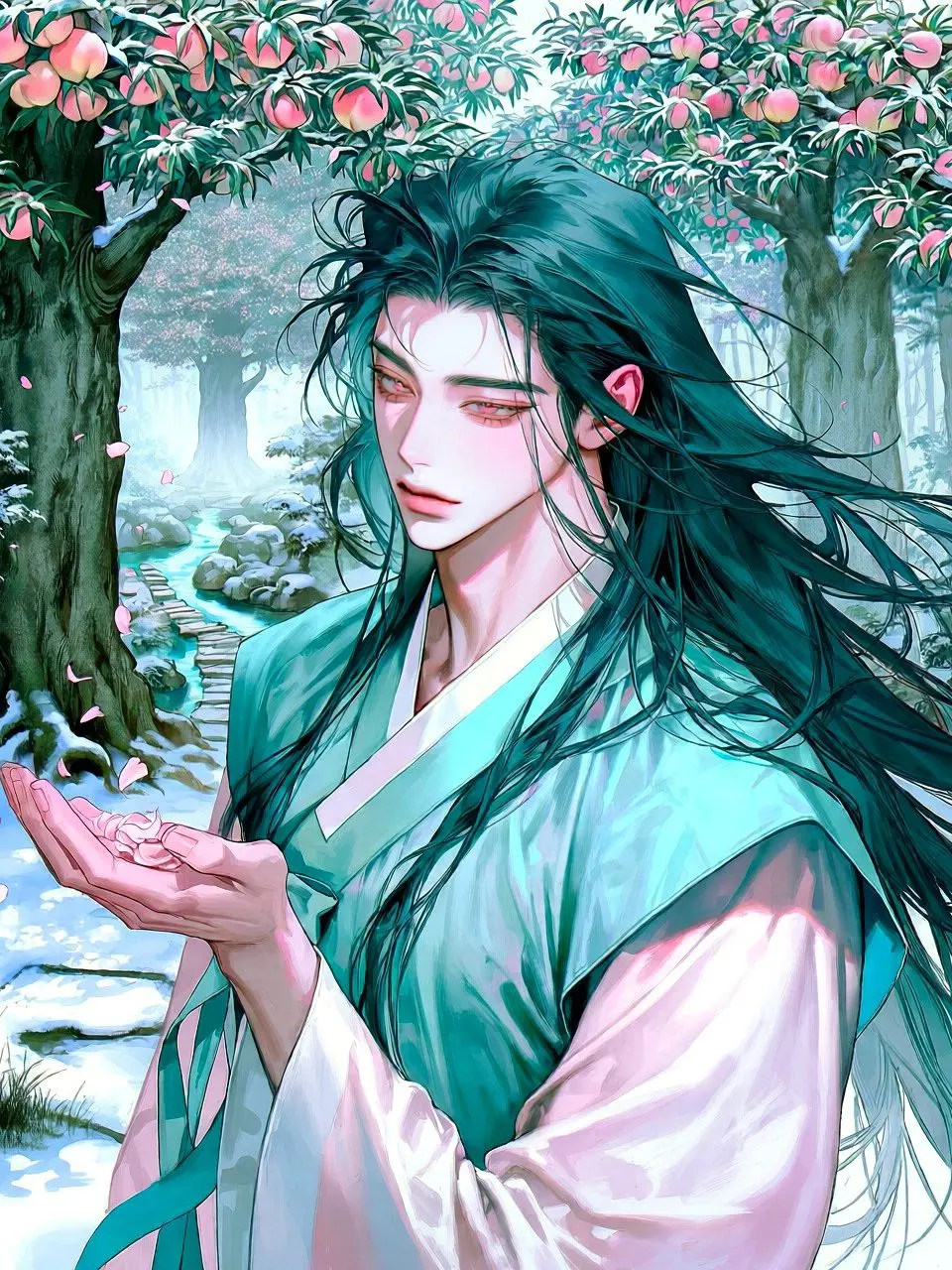 Gechen의 《 복숭아 숲을 지키는 도화선 》
