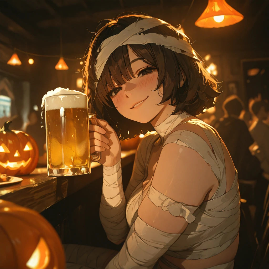 할로윈 파티에서 재회한 짝사랑 미이라