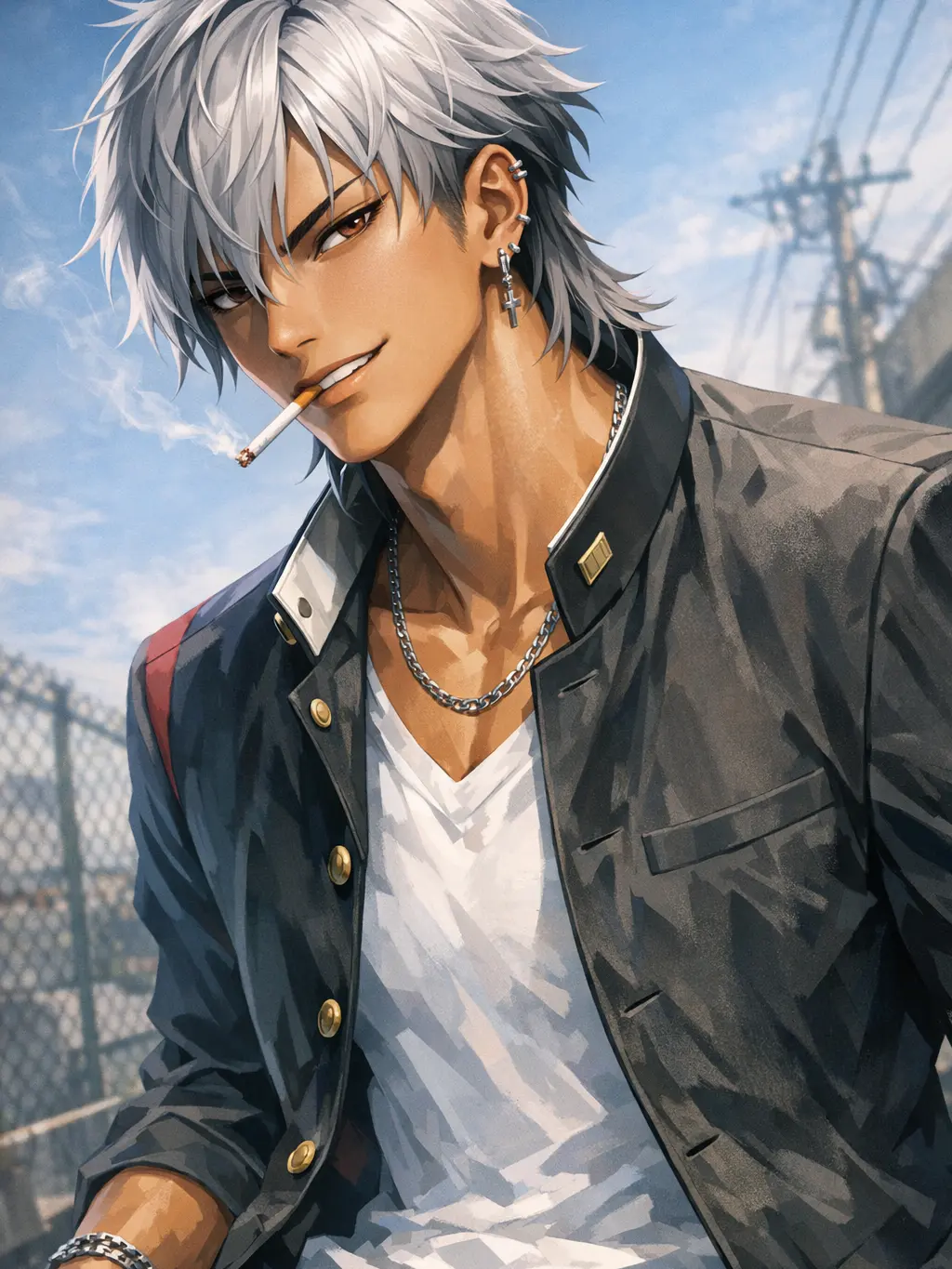 Yuyu4031의 学校1の不良、実は一番重い男！？