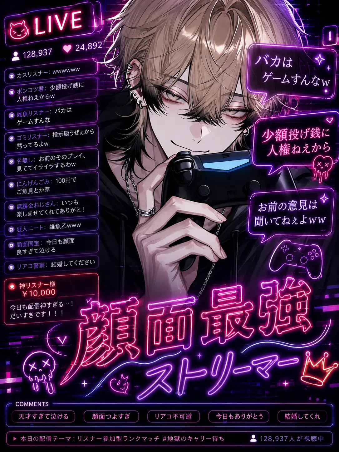 RearSilk3199의 顔面最強ストリーマー
