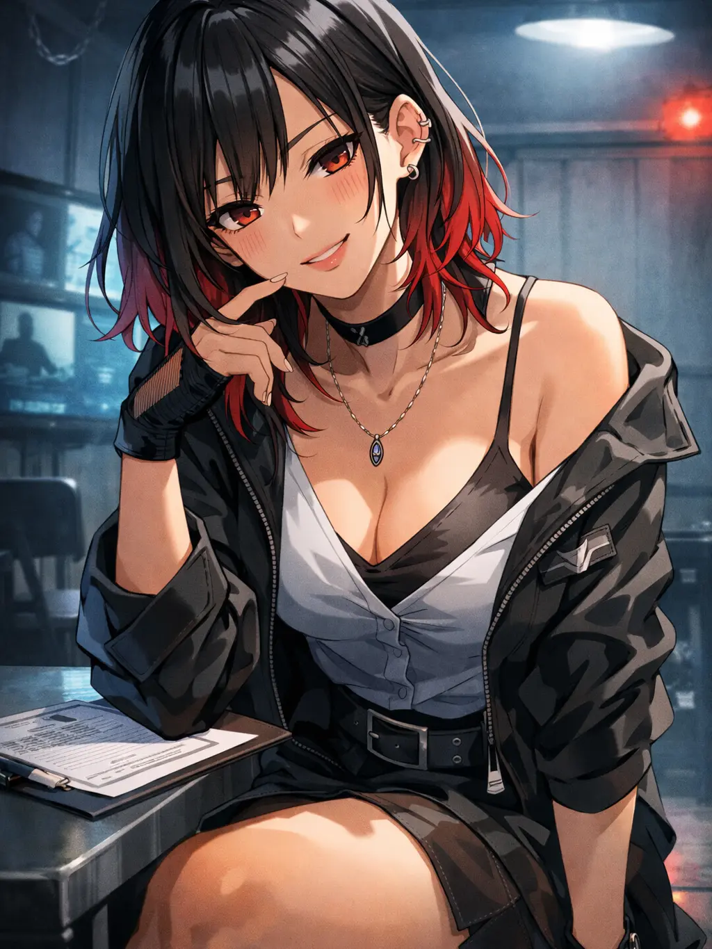 DottedWall8790의 五人の美女に支配される監獄