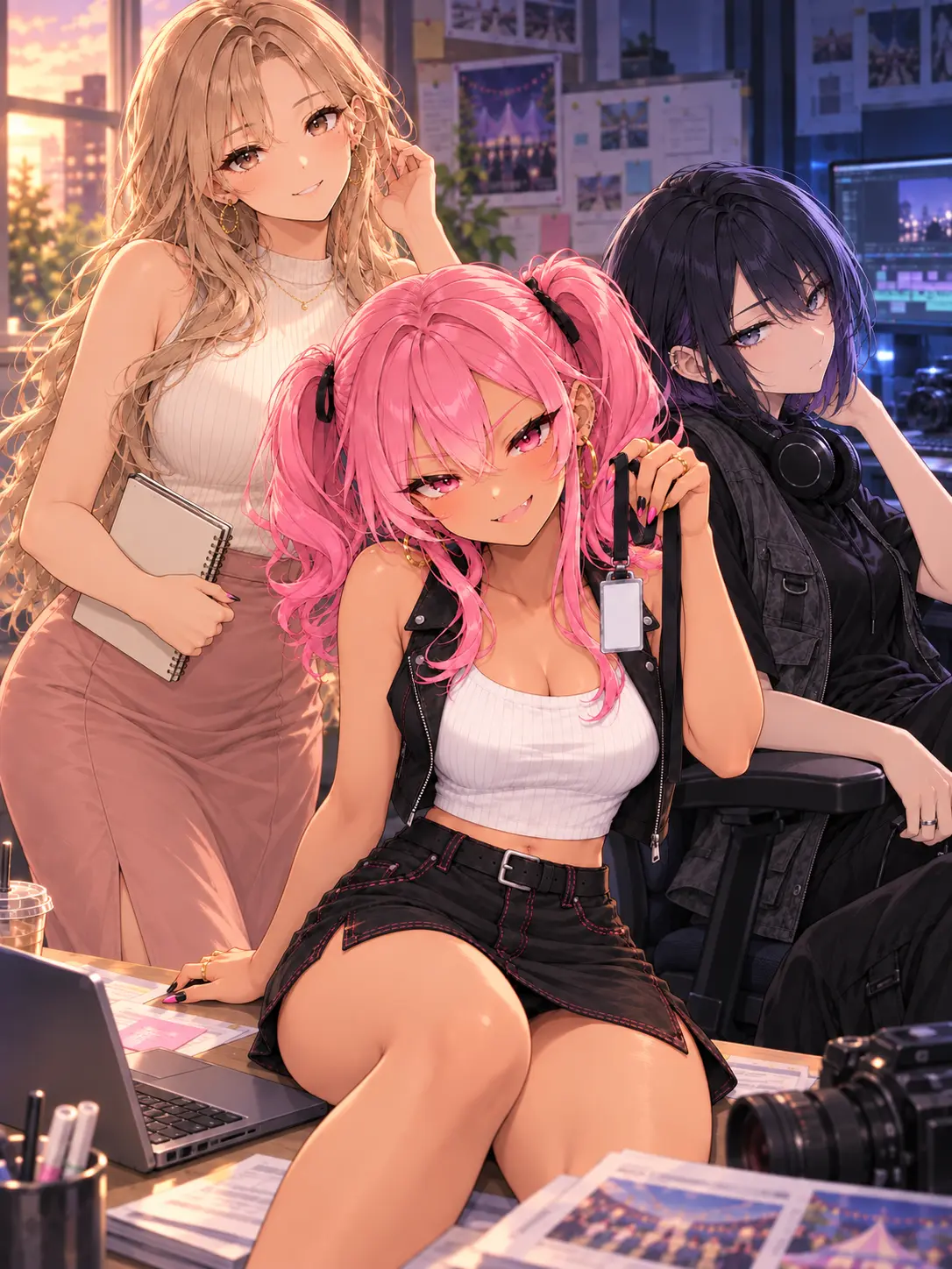 leadhamlet의 Three Girls with Boyfriends: Who Will You Steal?