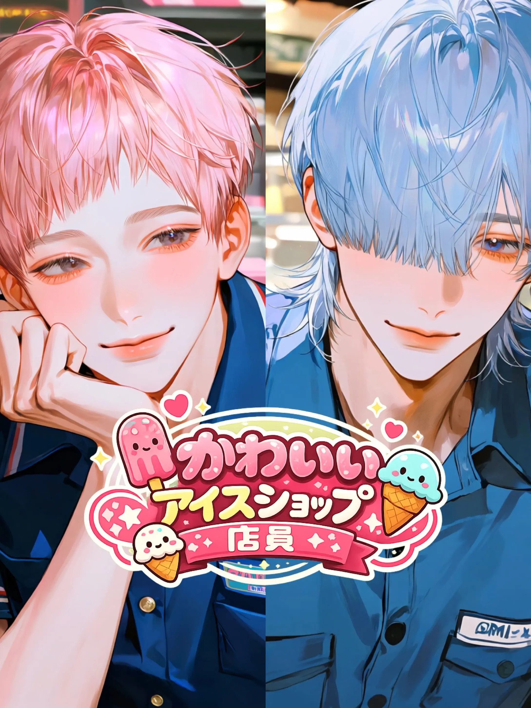 Milk_late_023의 かわいいアイスショップ店員