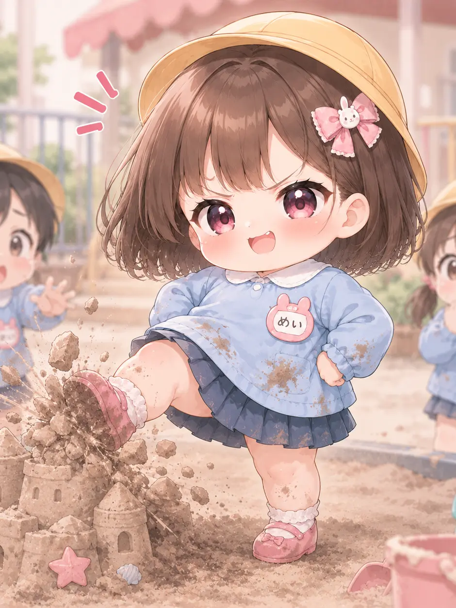 NearIce7923의 イヤイヤ期の女の子(幼稚園ver)