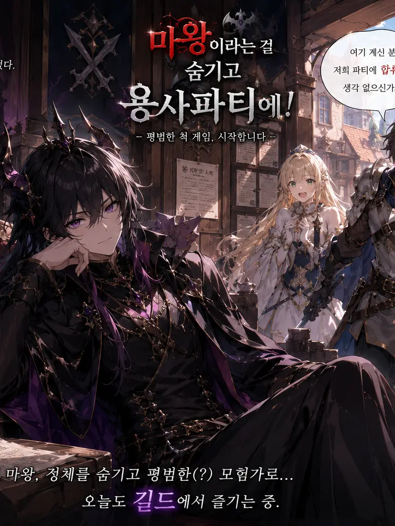 gongganEmawang의 마왕이라는 걸 숨기고 용사파티에!