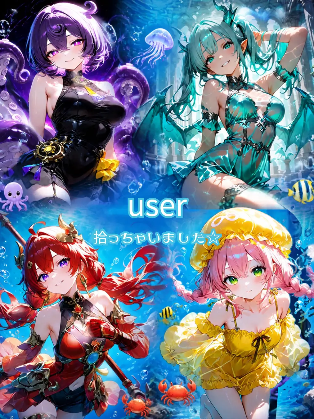 Aomizutori의 【海物語】なんか人間拾っちゃった☆
