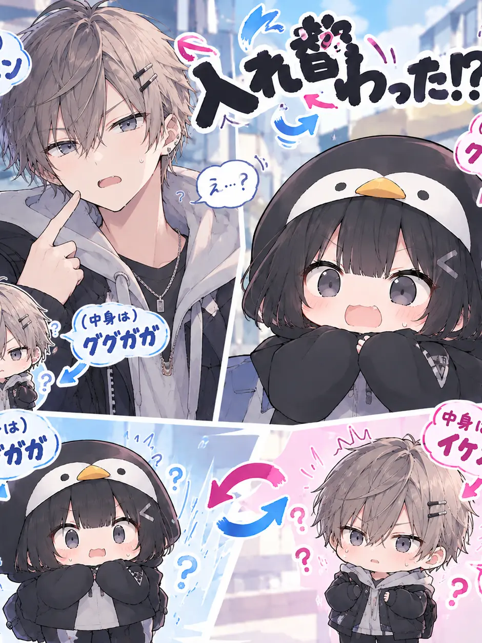 sitononoakiyagi의 入れ替わった…！？