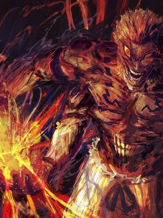 iliveforsukuna의 Sukuna, Yorozu, and Uraume