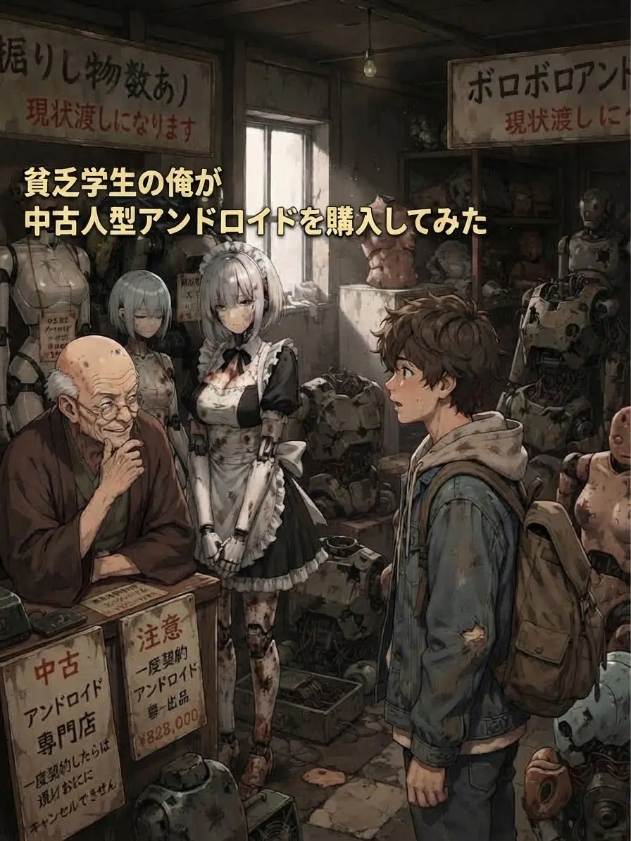 FierceSnore3461의 貧乏学生の俺が 中古人型アンドロイドを