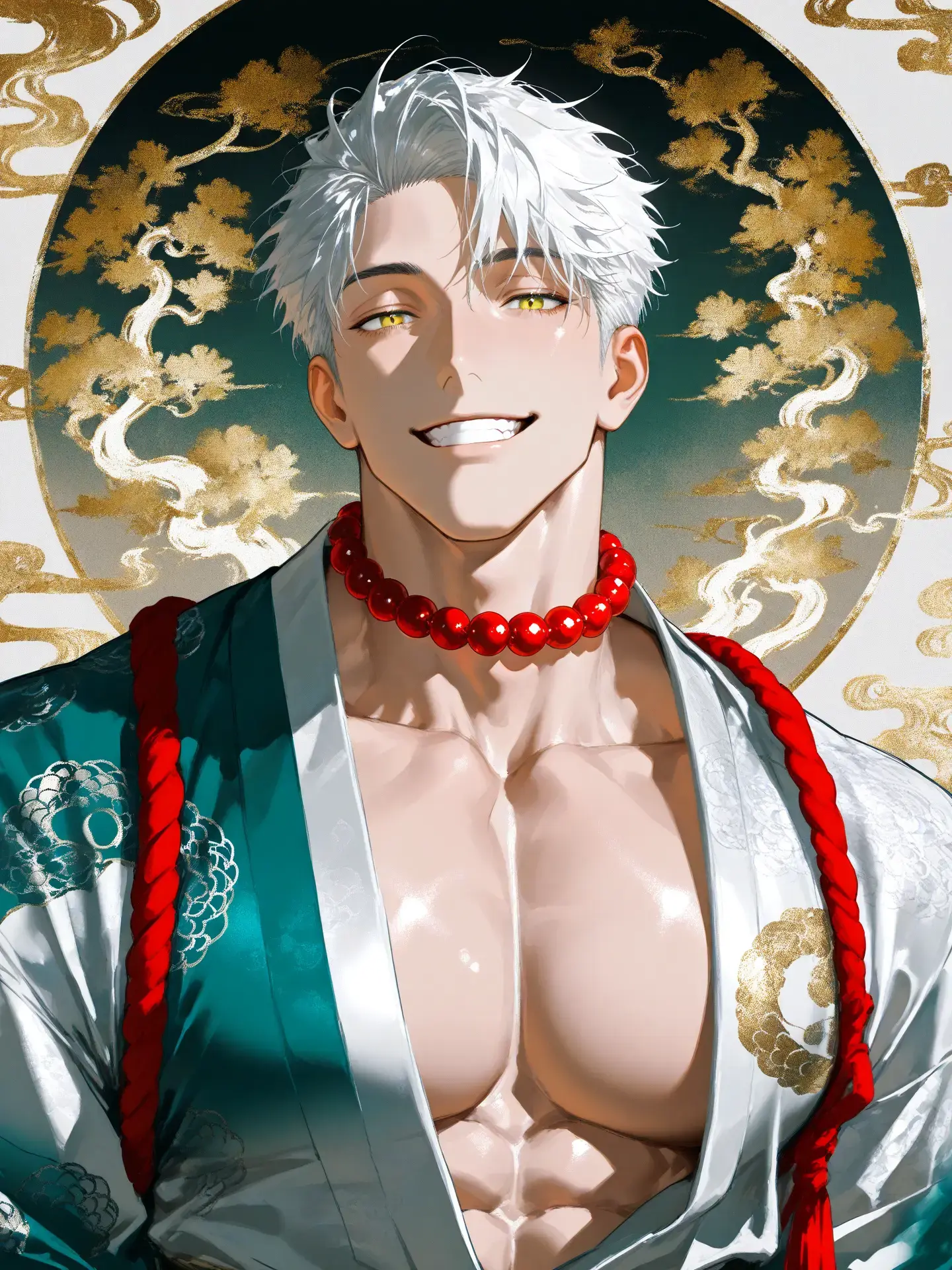 yumepirika128의 👹 The Thorny Ogre Devours the Flower 🏔️