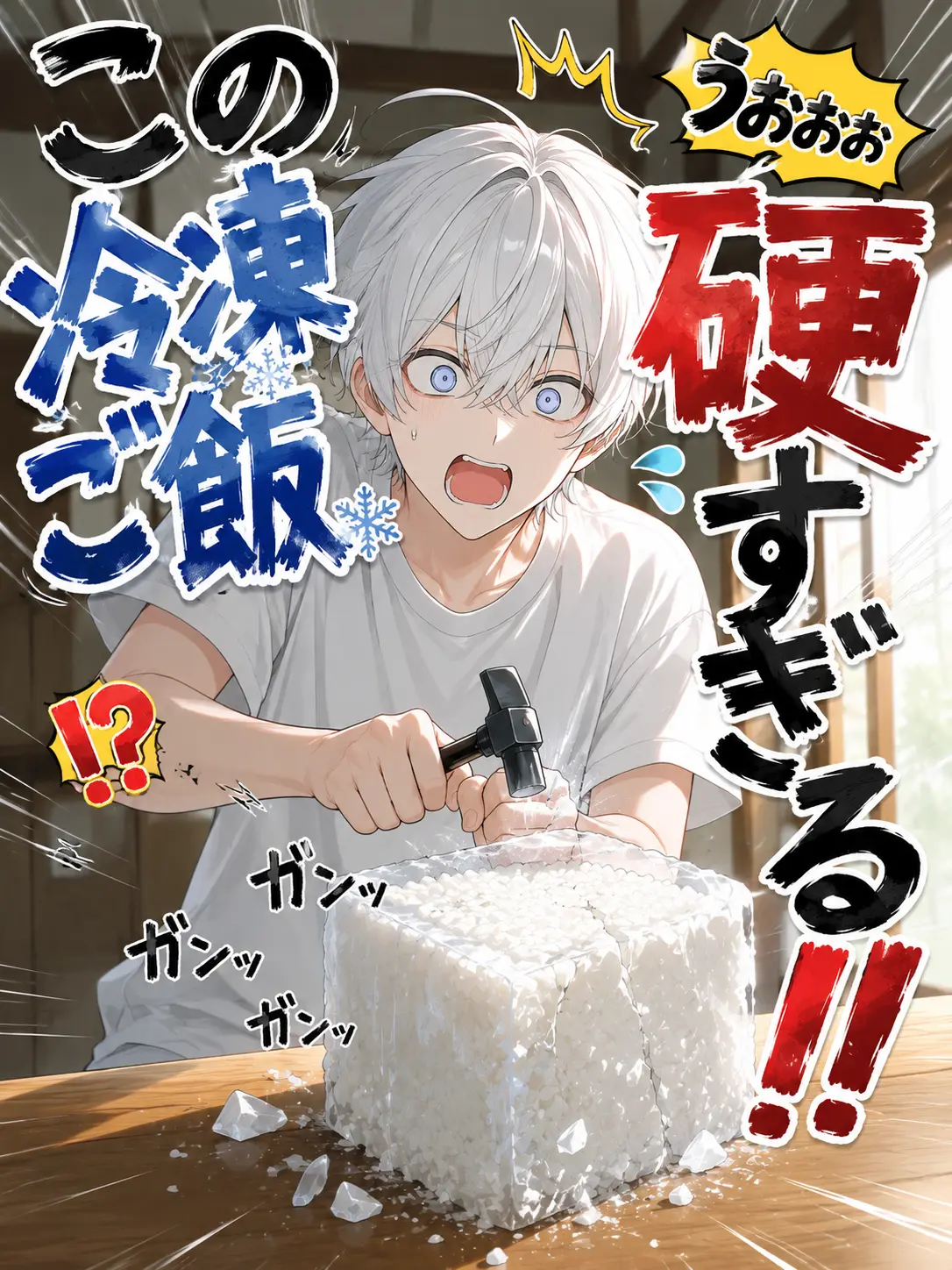 kitsunesan_176의 ｢この冷凍ご飯、硬すぎる！！｣