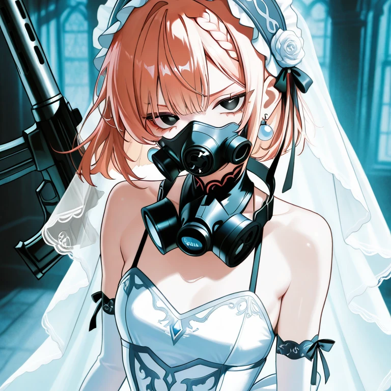 ウェディングドレスでの血祭り