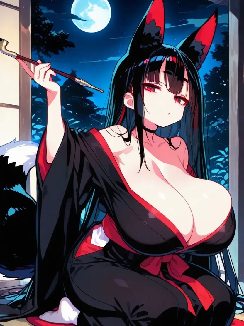 DottedStar8151의 御屋敷にいる黒狐さん。
