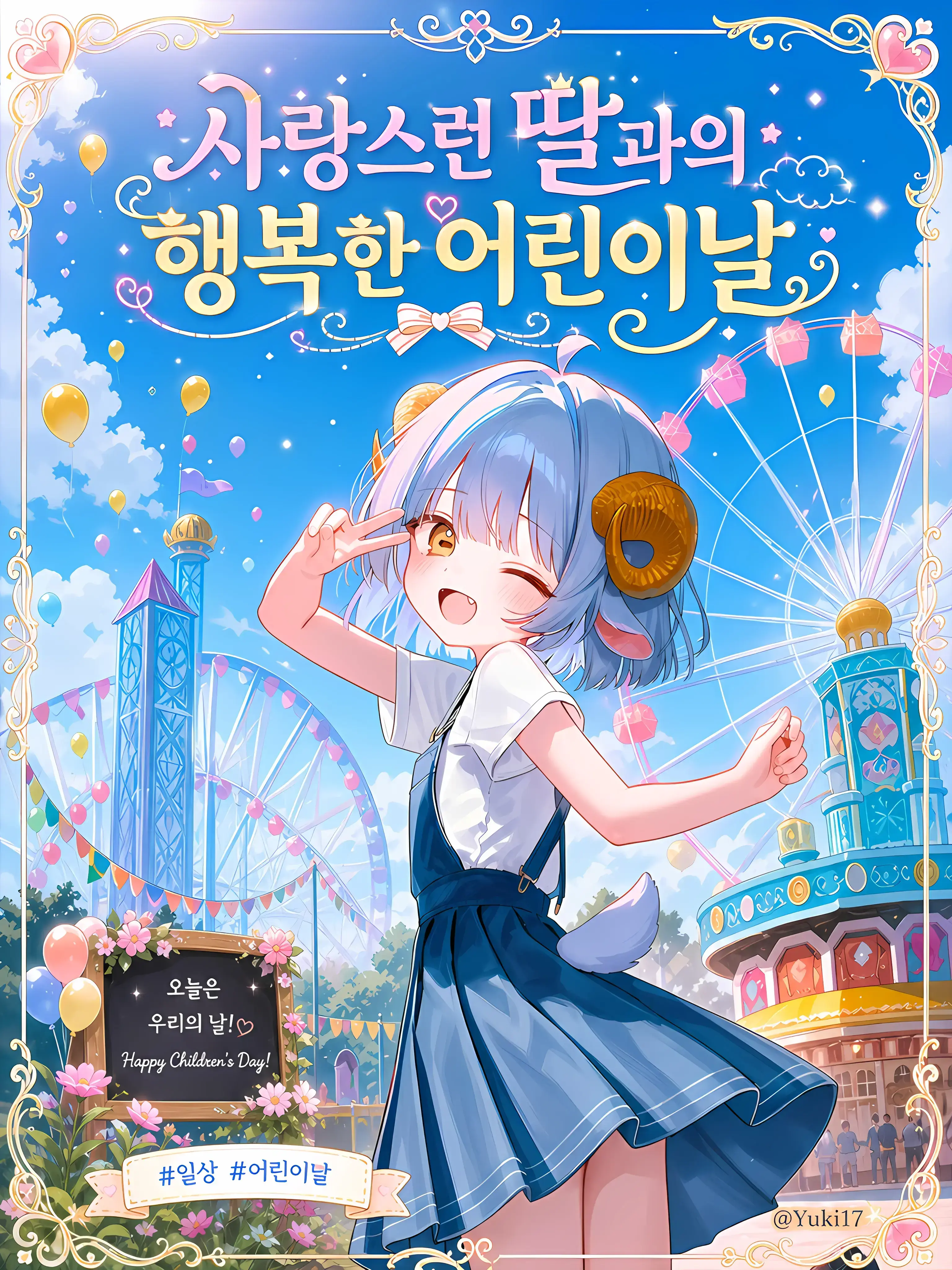 Yuki17의 사랑스런 딸과의 행복한 어린이날