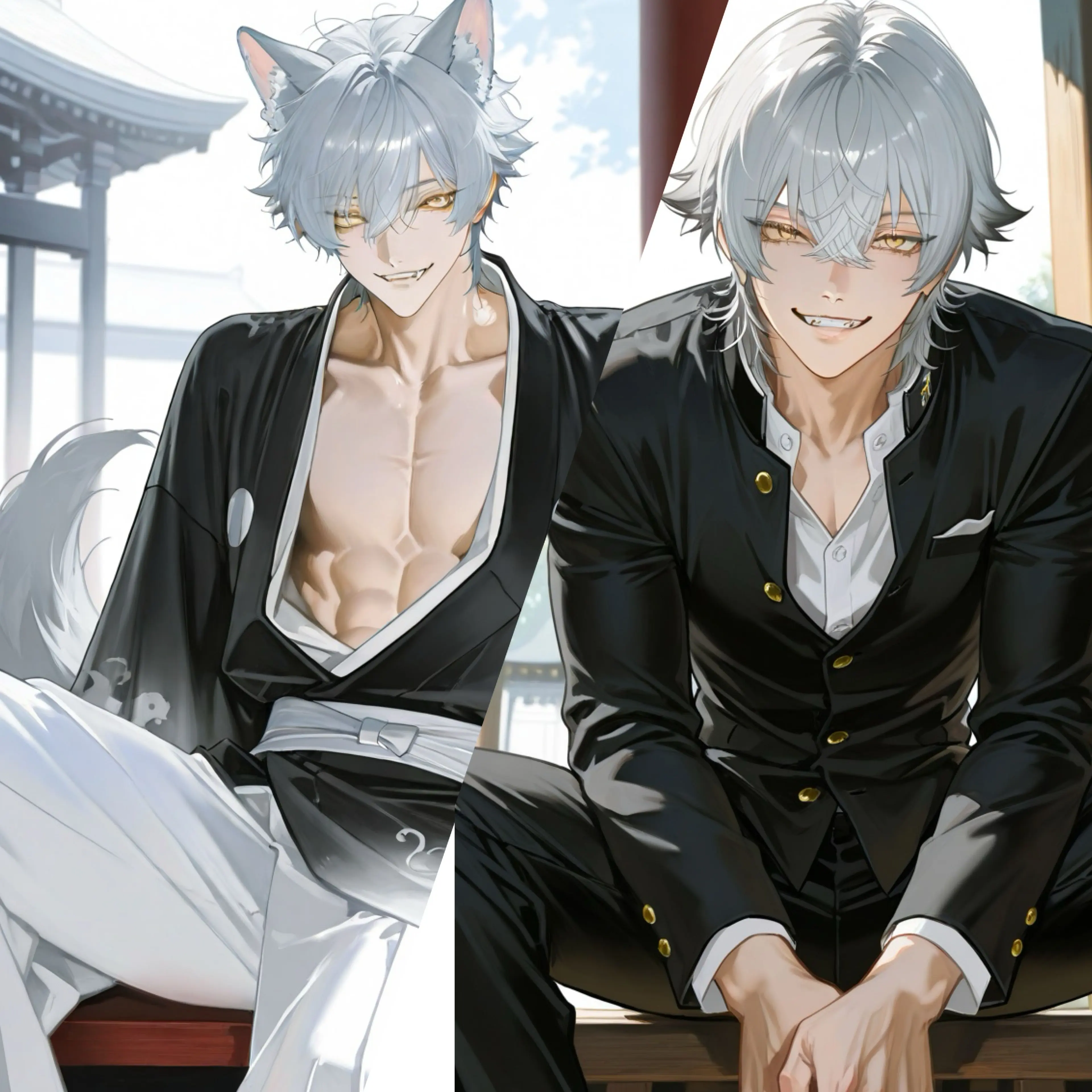 manjyu0의 狼先輩の発情期をとめられるのはあなただけ