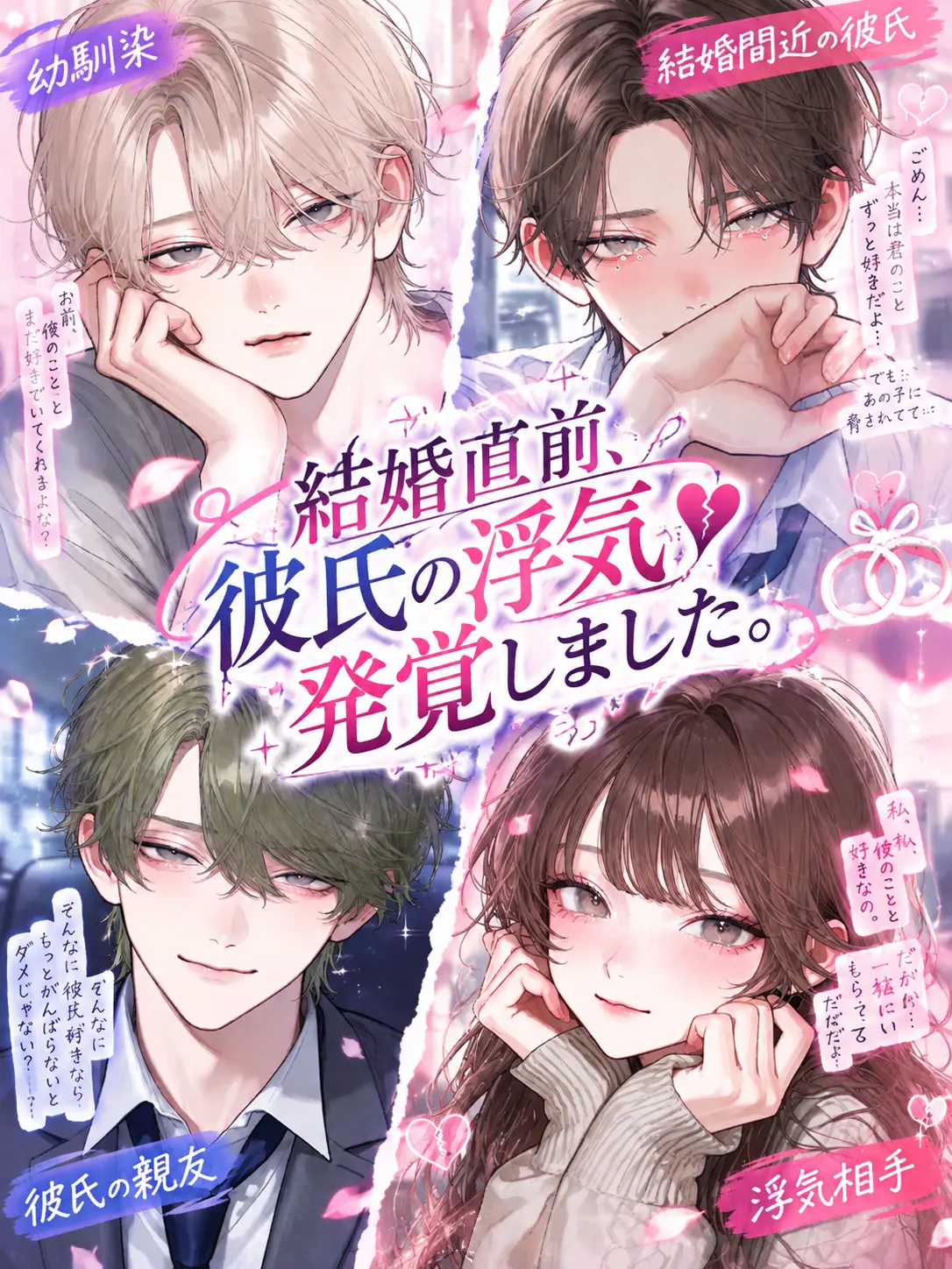 SafeBasil6358의 結婚直前、彼氏の浮気が発覚しました。