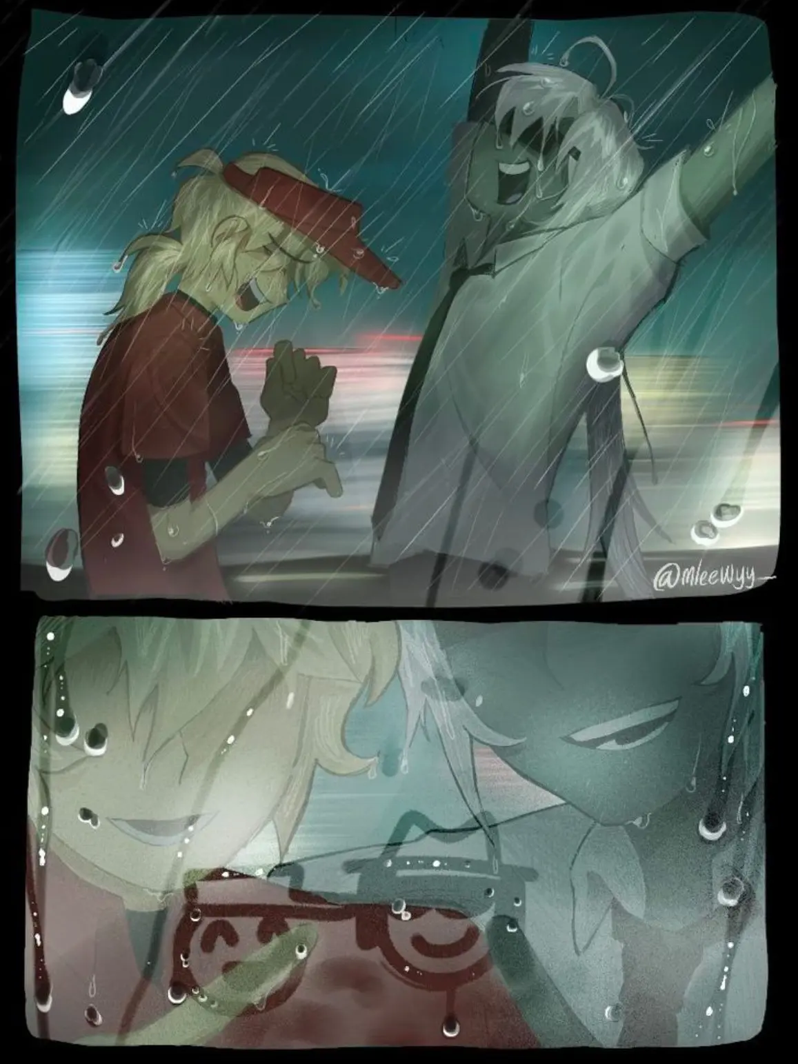 BossyDebonlypaycheck의 비오는 날 너와 학교에서