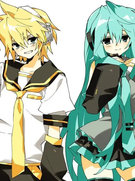 KaitoTheVocaloid의 Kagamine Len and Hatsune Miku!