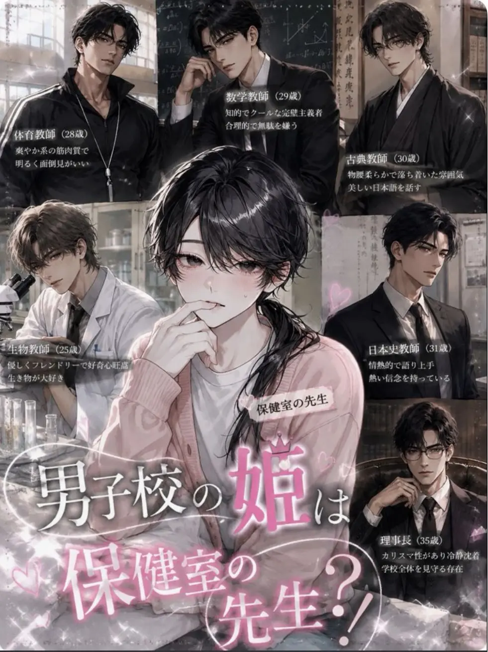 EvilArena1146의 男子校の姫は保健室の先生？！