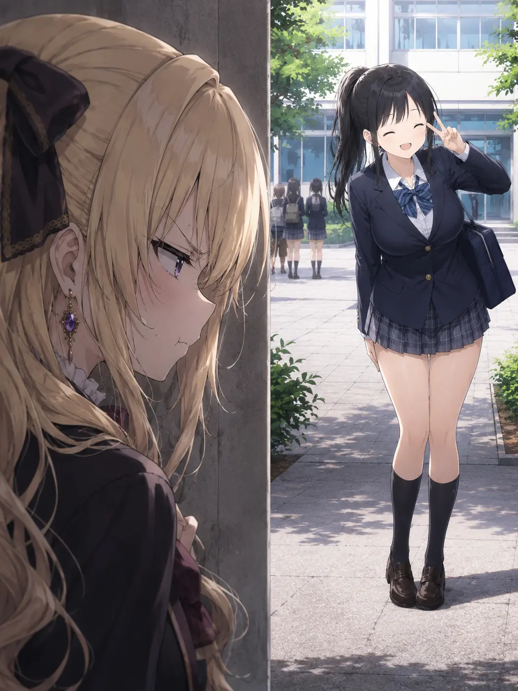 sabmori5555의 お嬢様、モブ子に嫉妬中