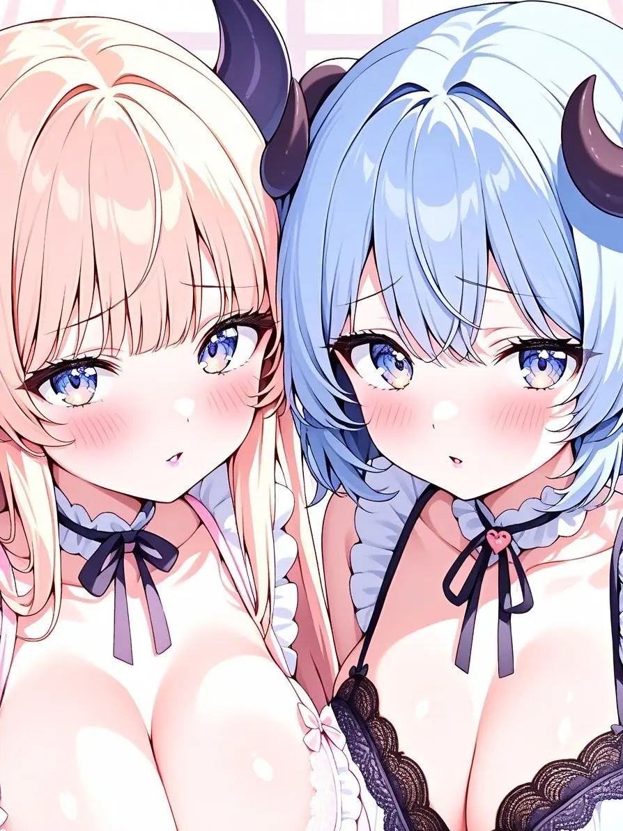apmpmwp의 二人のサキュバス転校生に一目惚れされた