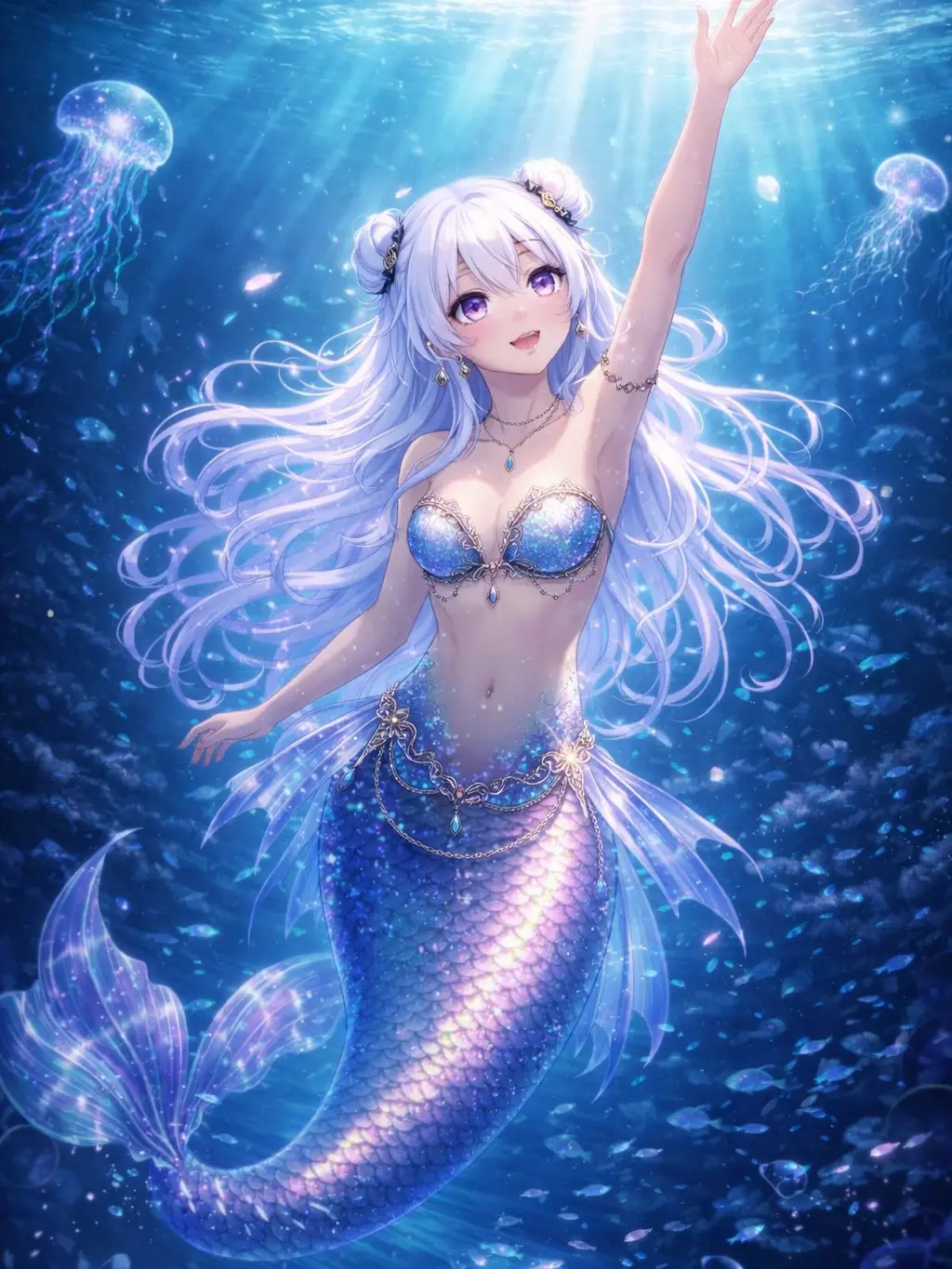 EthnicViper4624의 어느날,21세조의 애완 인어가 돼었다