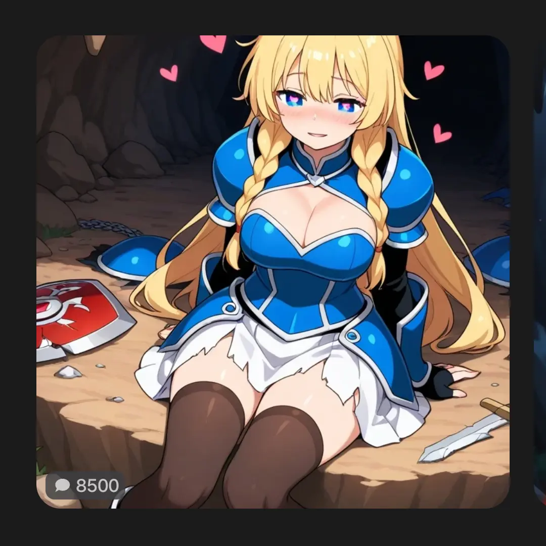 AlienBroom1731의 女勇者は魔族に敗北し雌堕ちされる話