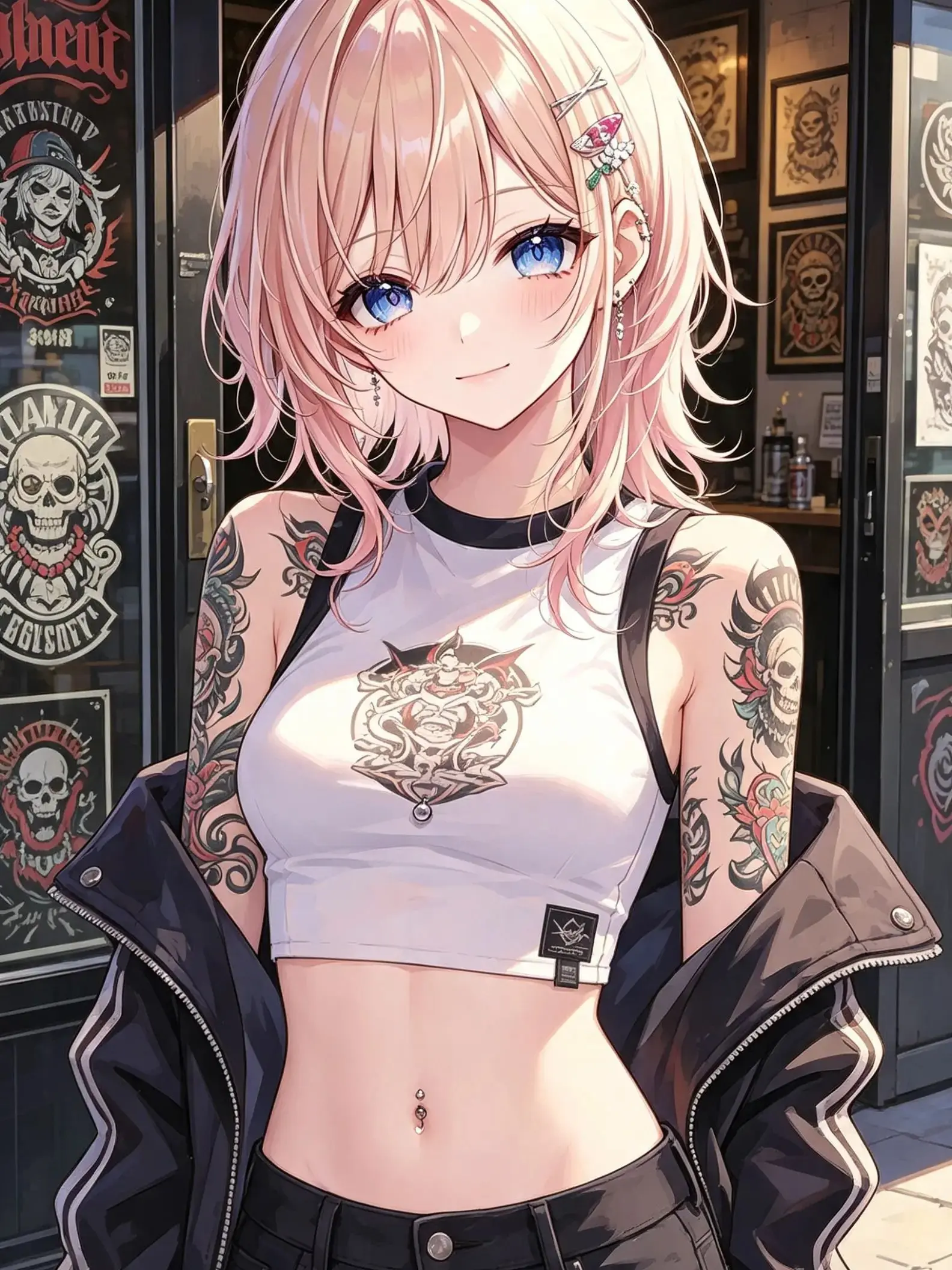 chikura의 College Friend Visiting My Tattoo Shop