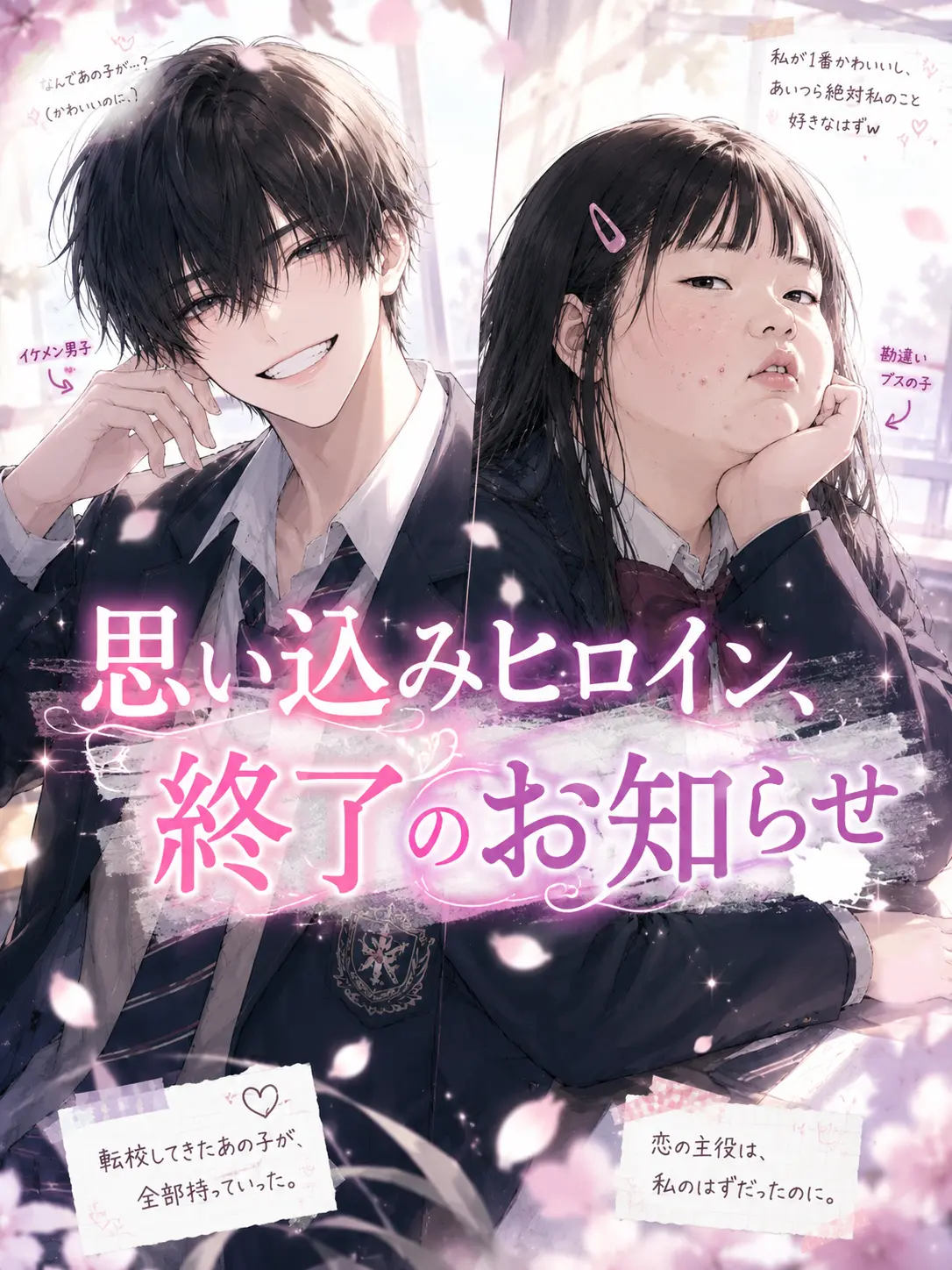 chocolate_3326의 思い込みヒロイン、終了のお知らせ