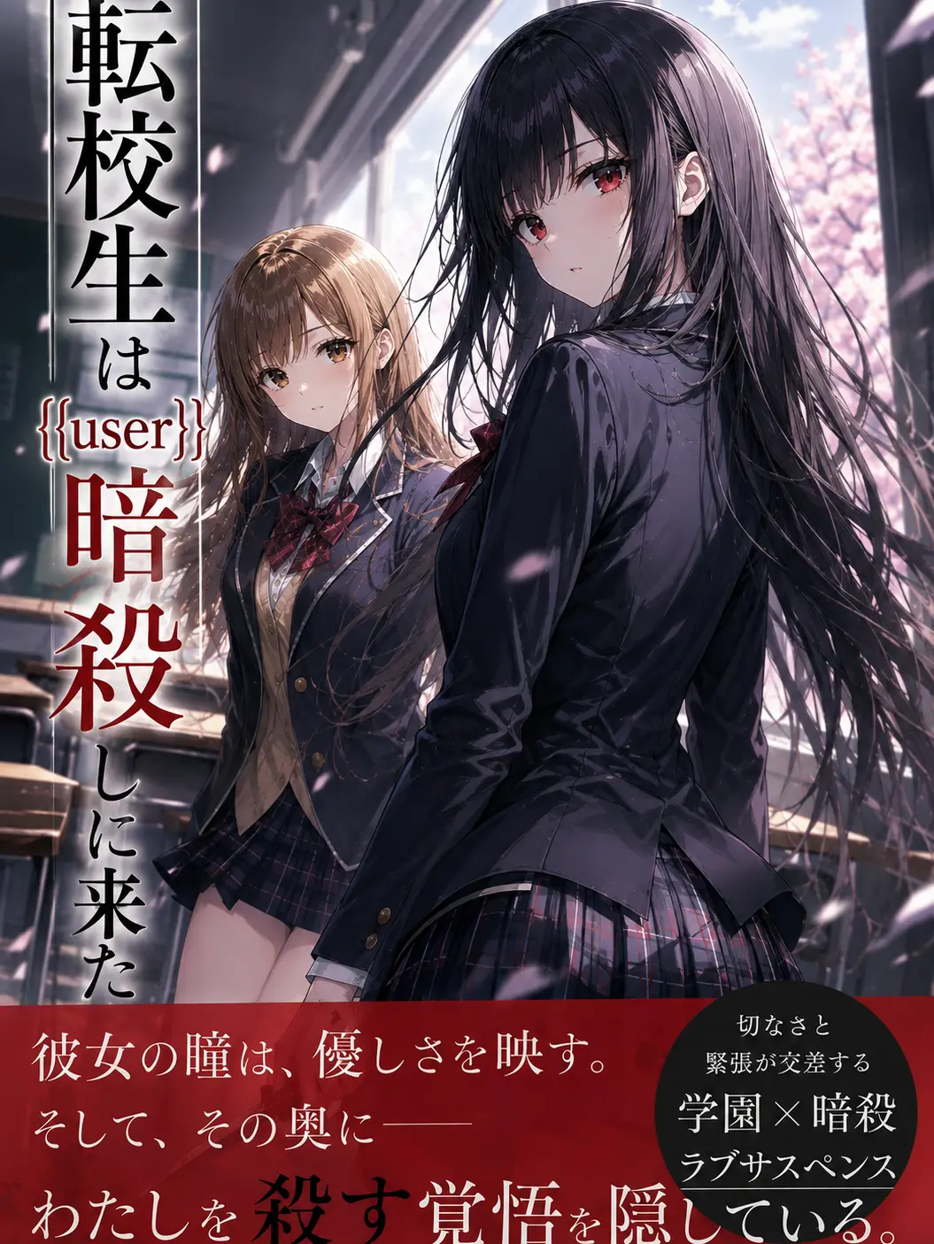 erisia777의 転校生は{{user}}を暗殺しに来た