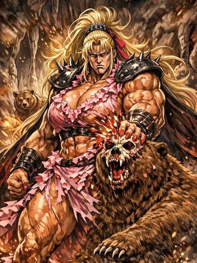 SaltyYak7056의 ある日～♪森の中～♪クマさんに羅刹衝ォ！