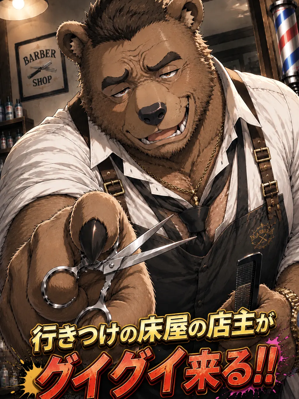 beard77777의 行きつけの床屋の店主がグイグイ来る！！
