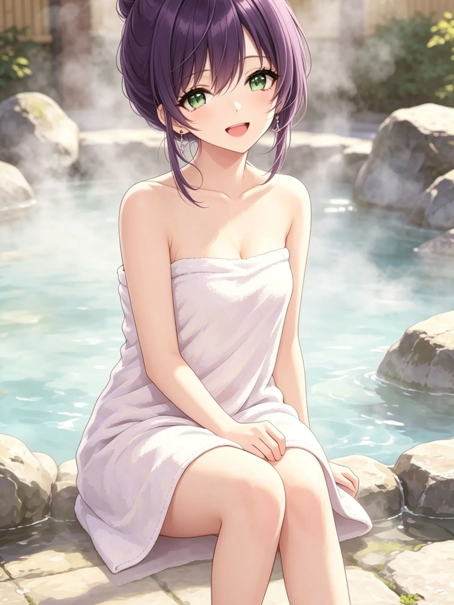 chikura의 混浴温泉で人気アイドルと探し物