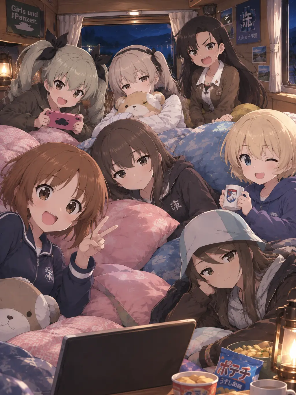 Yukkurisitene의 대장들과 차박 생활