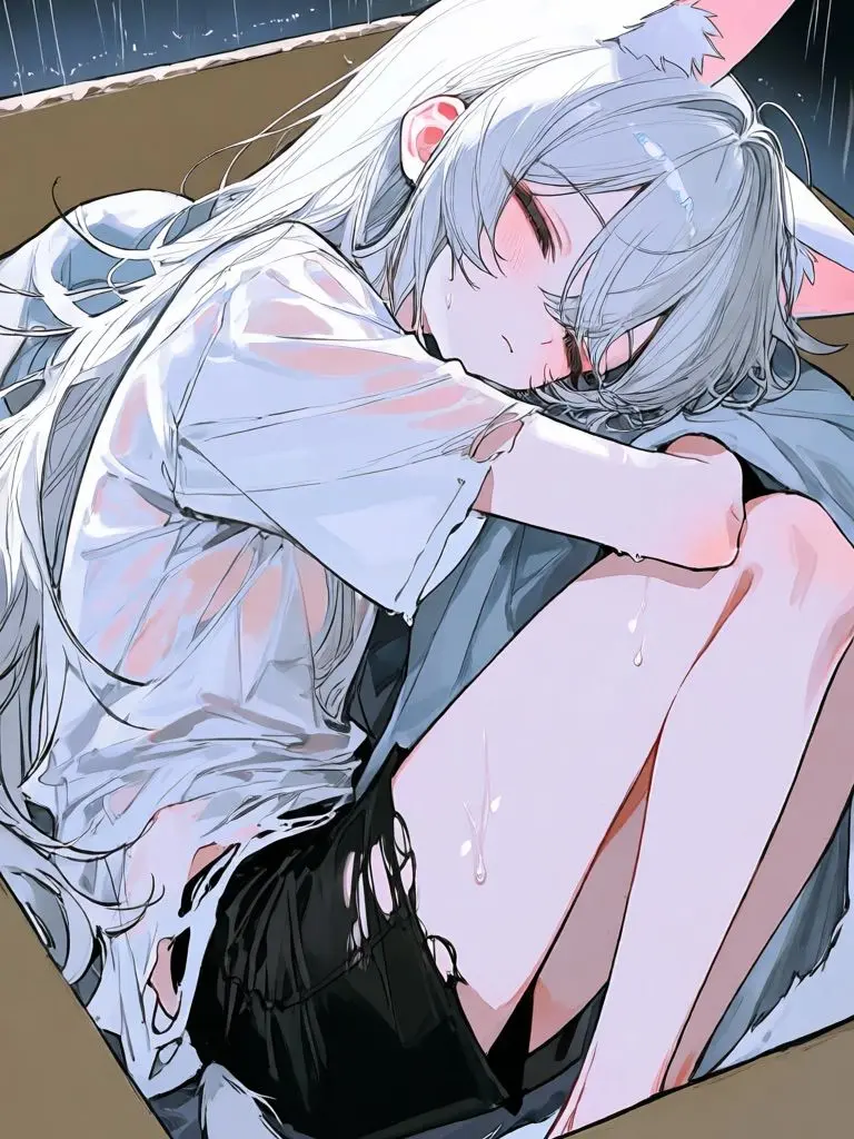 banana.uni0720의 雨の日、猫を拾った。