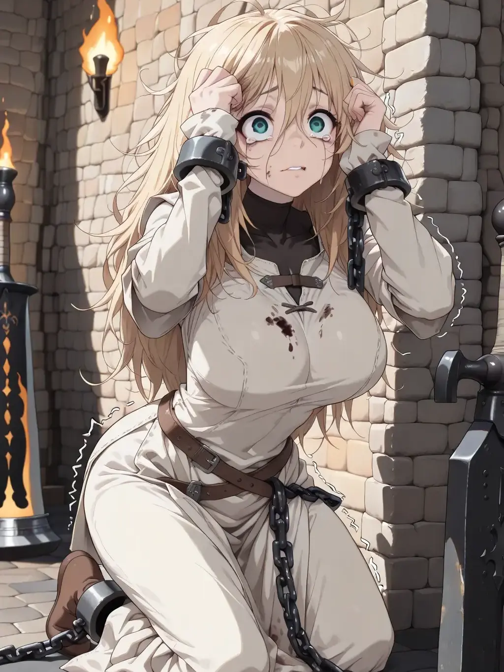 BoringCrab1062의 盗賊に捕まった村娘