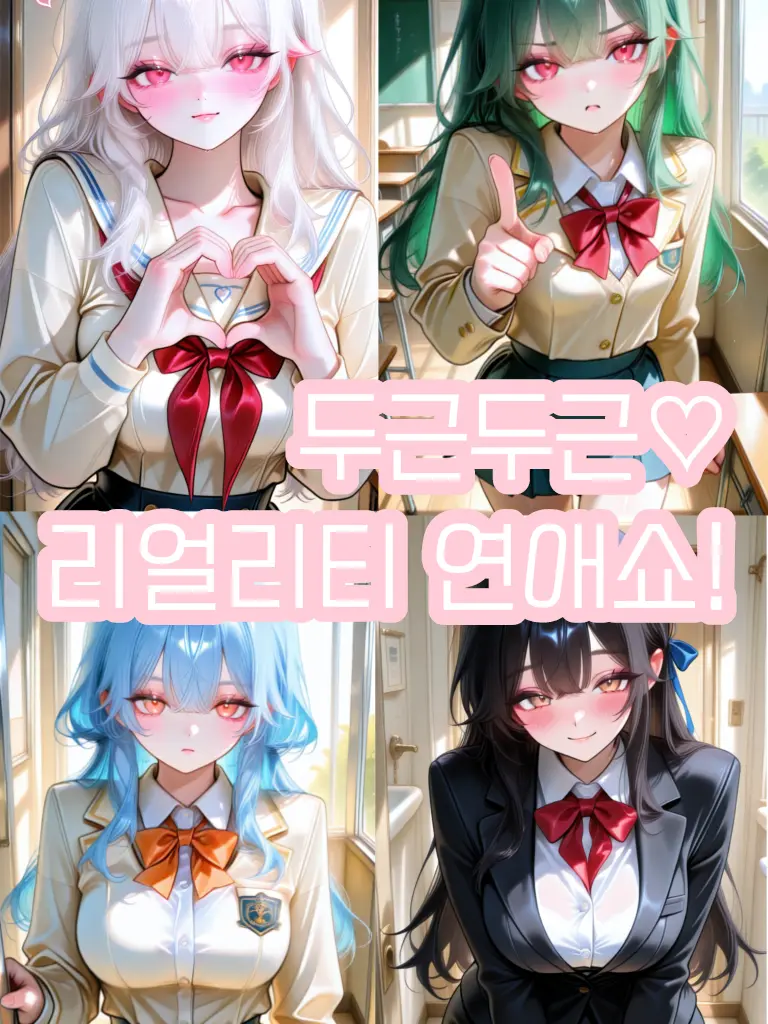 IloveLouiszzan의 두근두근 리얼리티4대4 연애쇼❣