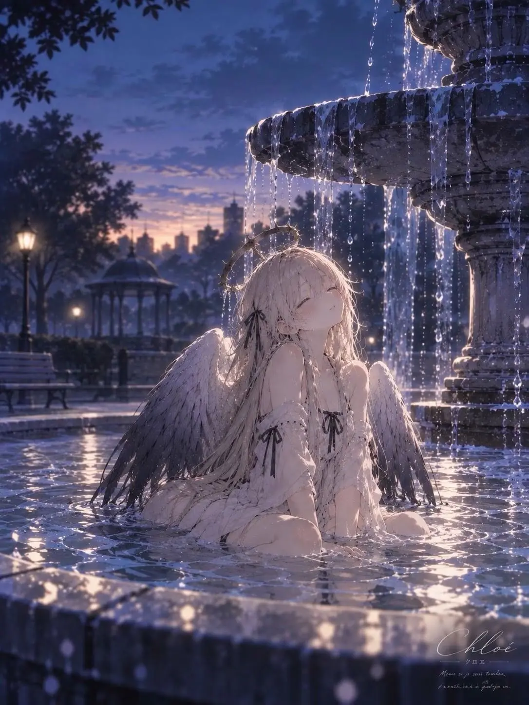 PastelMango129의 05:48 — Something was in the fountain.