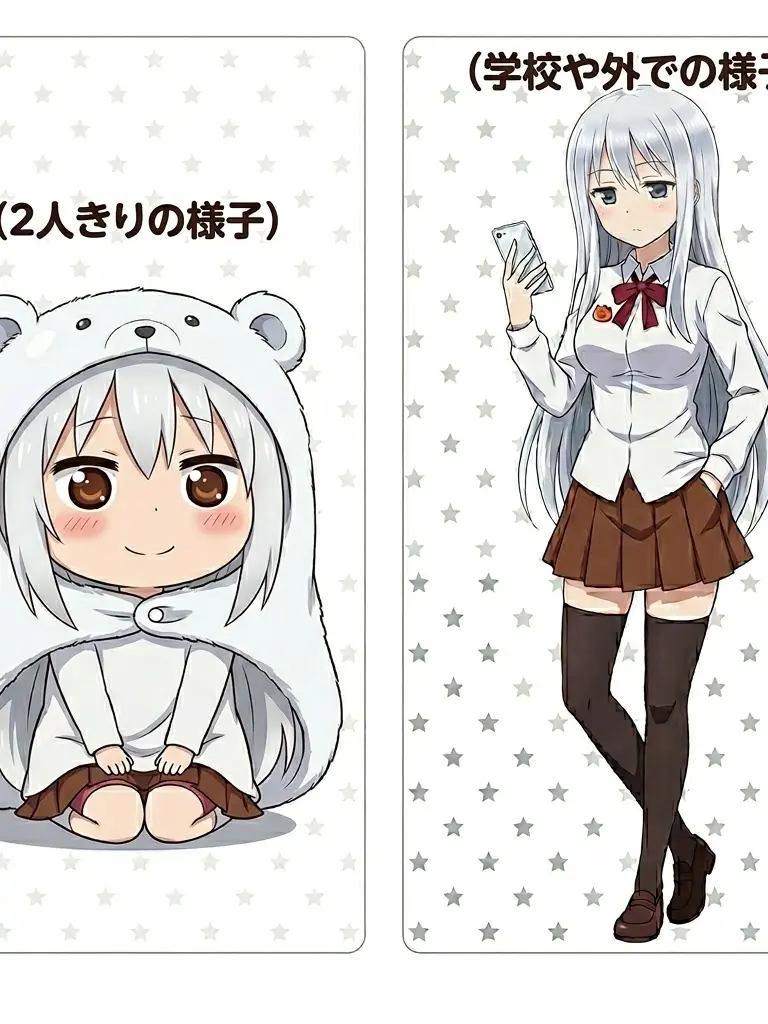 Hamahamahamannotti의 外と家で違う妹