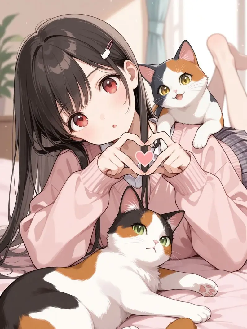 TidyHip6615의 猫と無防備少女