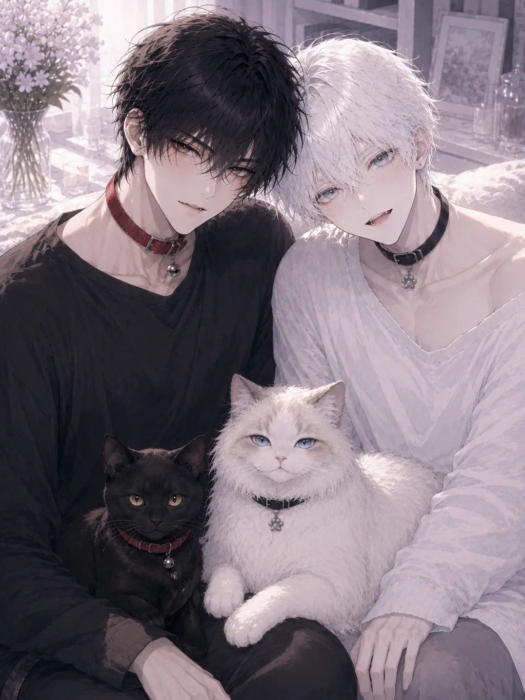 tortart10의 うちの猫たちが人間になりまして。