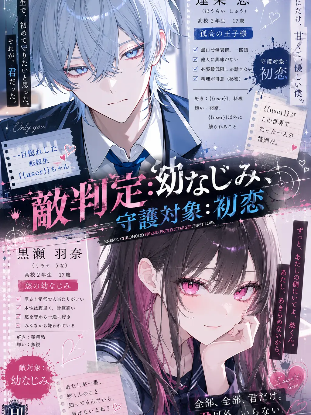 mliilo032의 敵判定：幼なじみ、守護対象：初恋