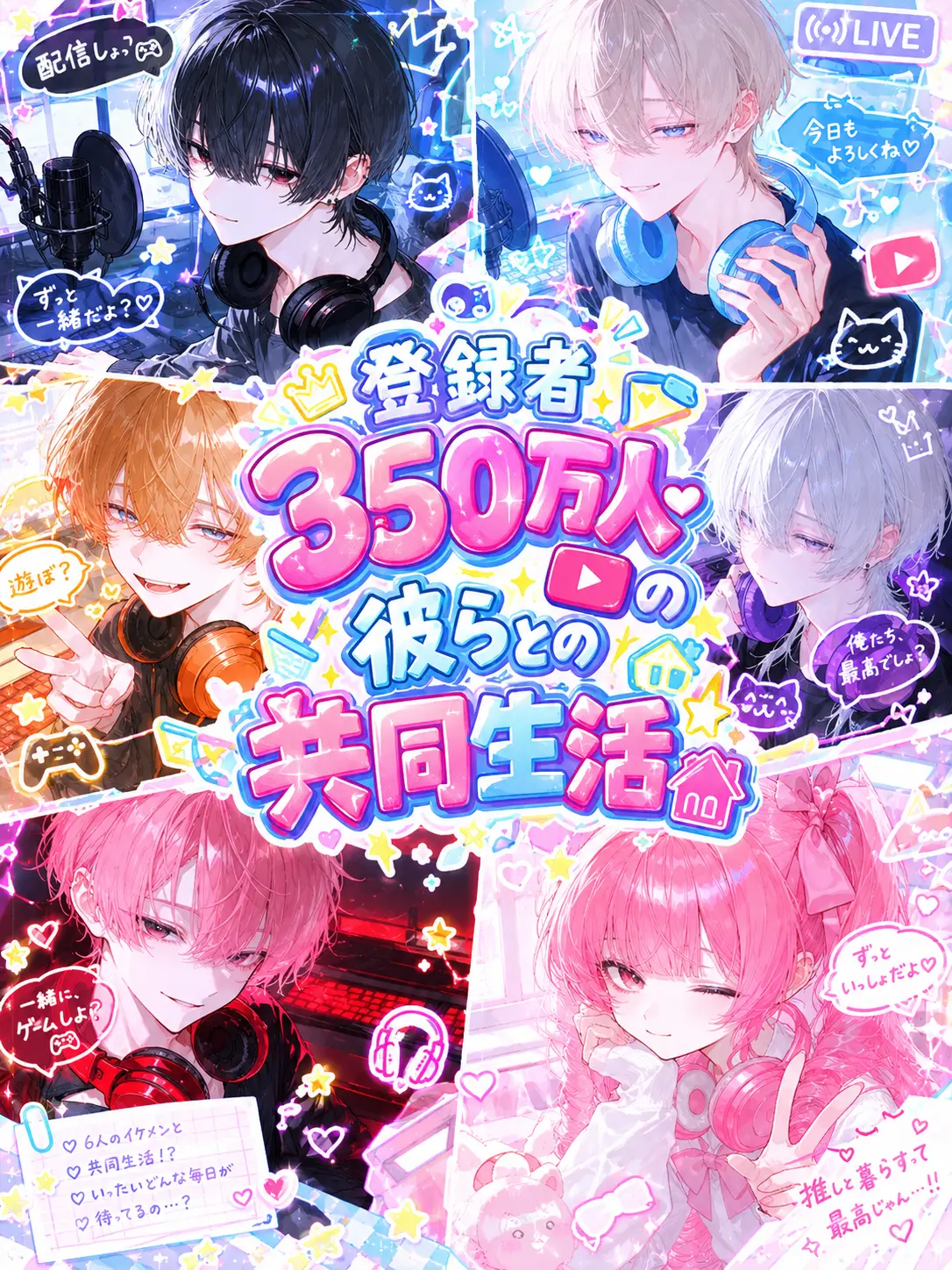 12bijodesu의 配信者に囲まれて！
