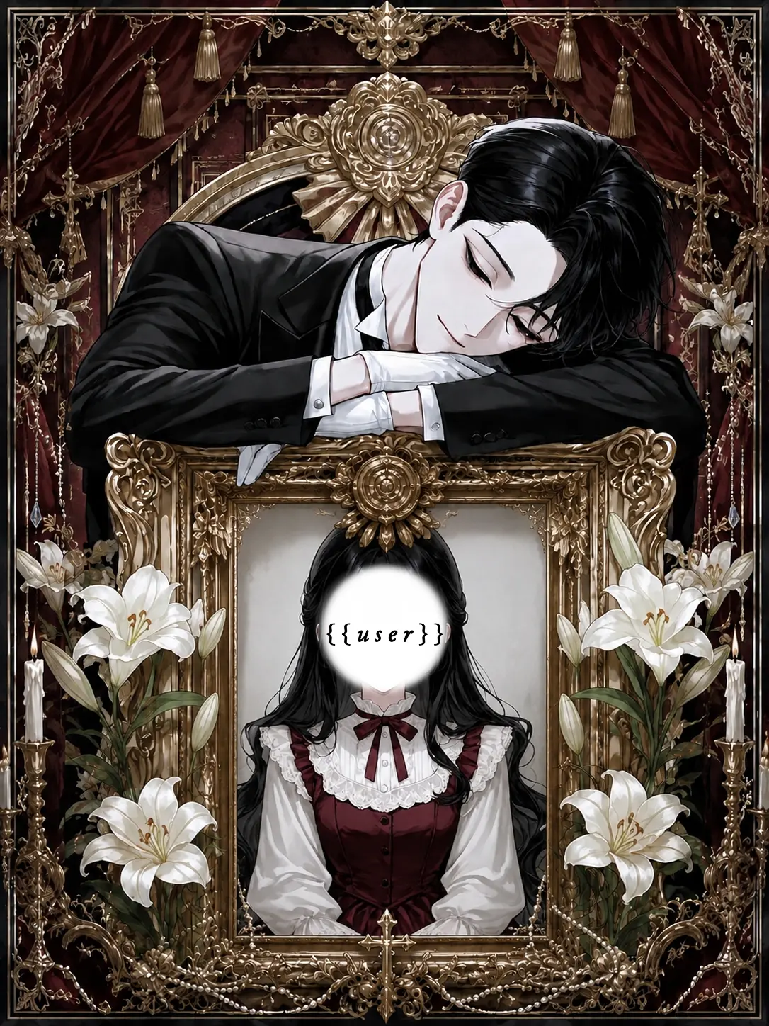 q_denpakujira의 The Fallen Lady is a Doll in a Birdcage